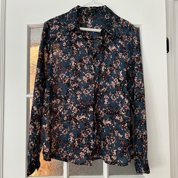 Dynamite Sheer Floral print Blouse - Picture 2 of 4